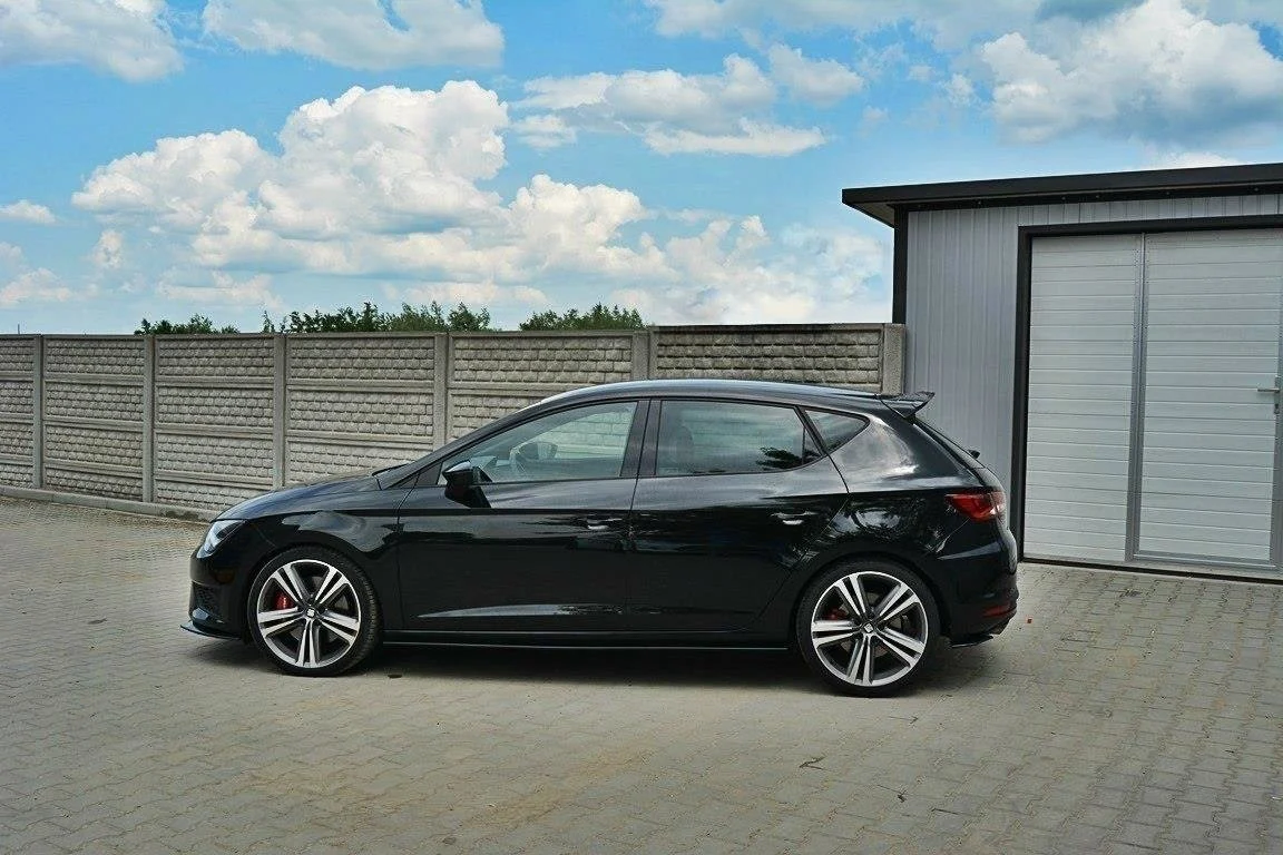 Seitenschweller Ansatz für SEAT LEON III CUPRA / FR Carbon Look - Maxton Design