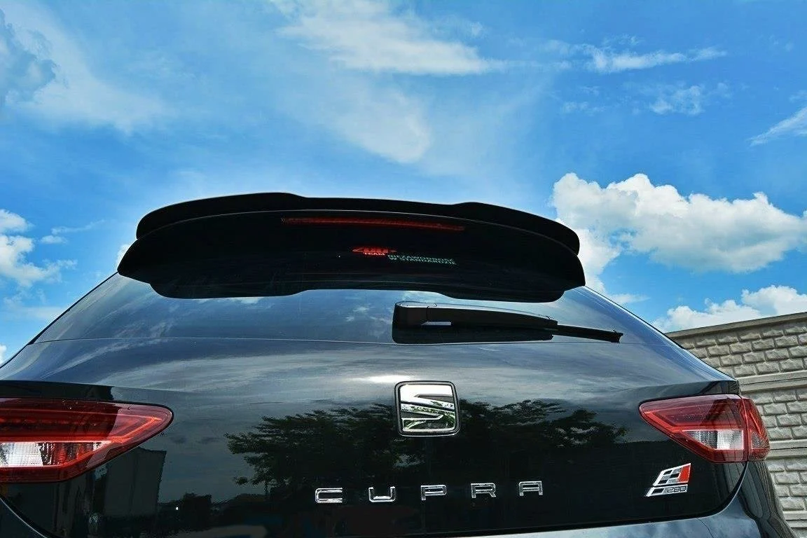 Spoiler CAP für SEAT LEON III CUPRA Carbon Look - Maxton Design