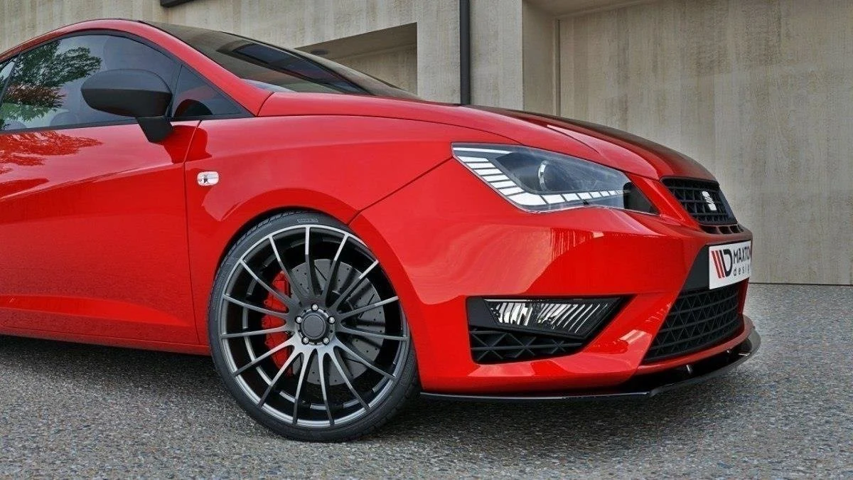 Front Ansatz für SEAT IBIZA IV CUPRA (6J) Facelift Carbon Look - Maxton Design