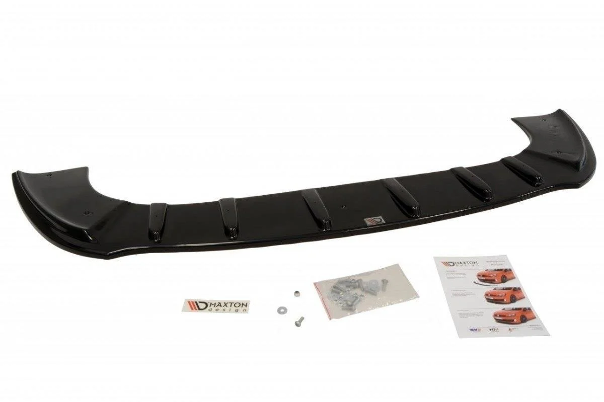 Front Ansatz für SEAT LEON MK1 mit Sport Stoßstange Carbon Look - Maxton Design