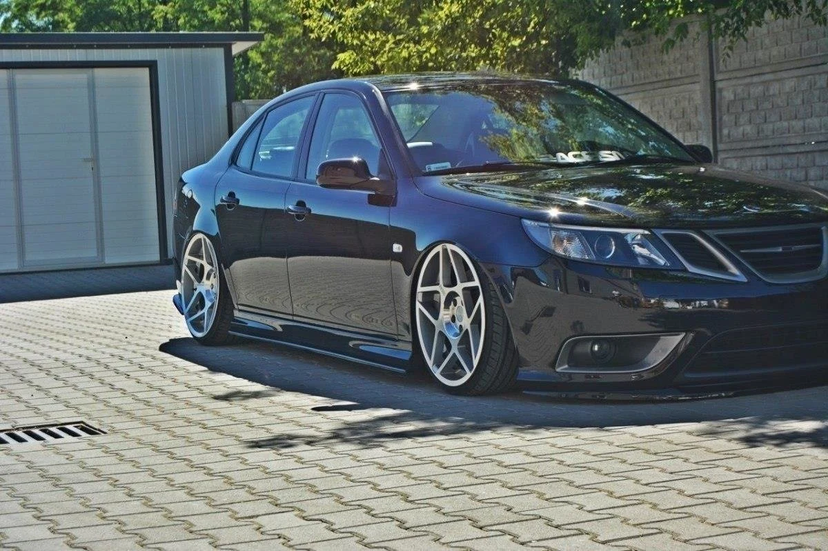 Seitenschweller Ansatz für SAAB 9-3 TURBO X/ Aero Facelift Carbon Look