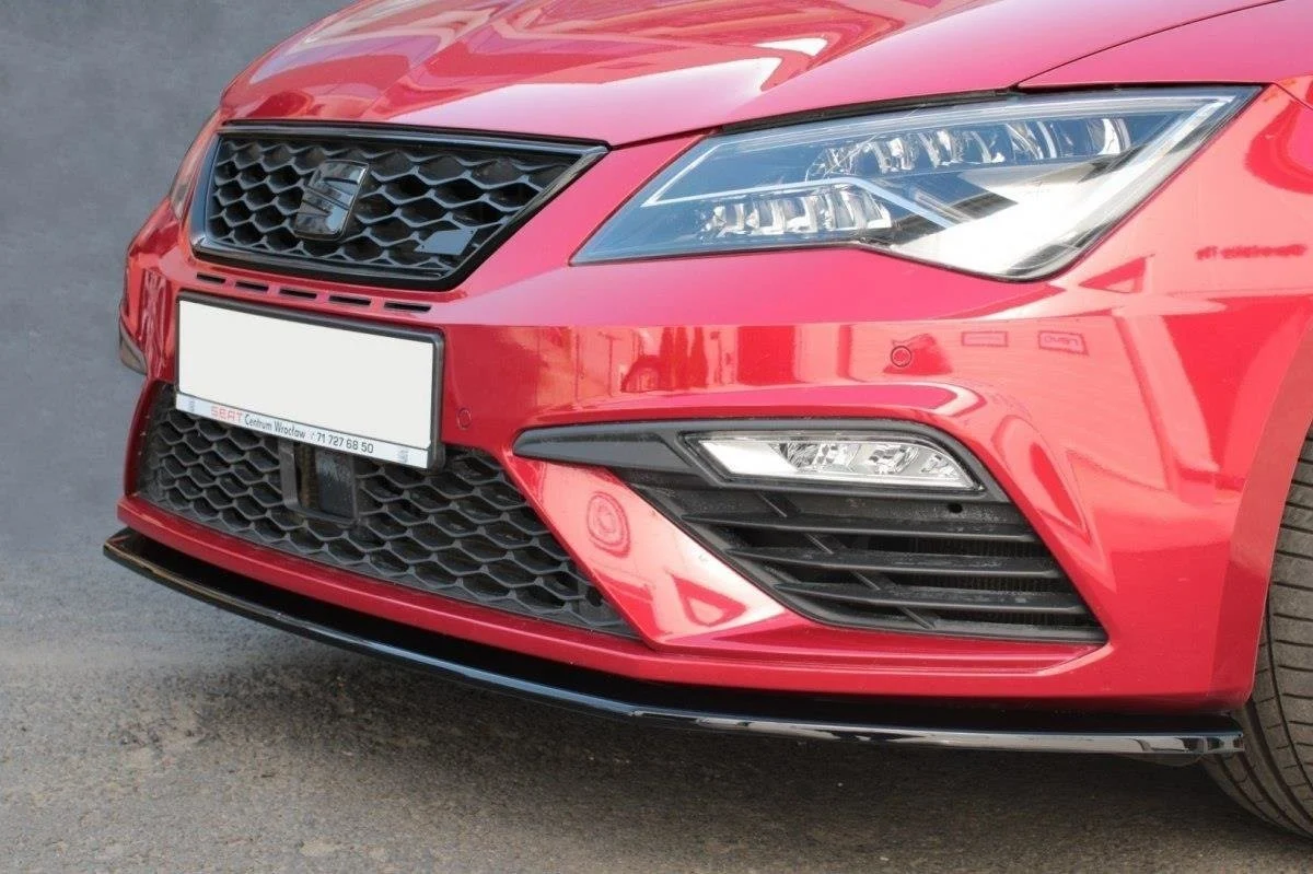 Front Ansatz für v.1 Seat Leon Mk3 Cupra/ FR Facelift Carbon Look - Maxton Design