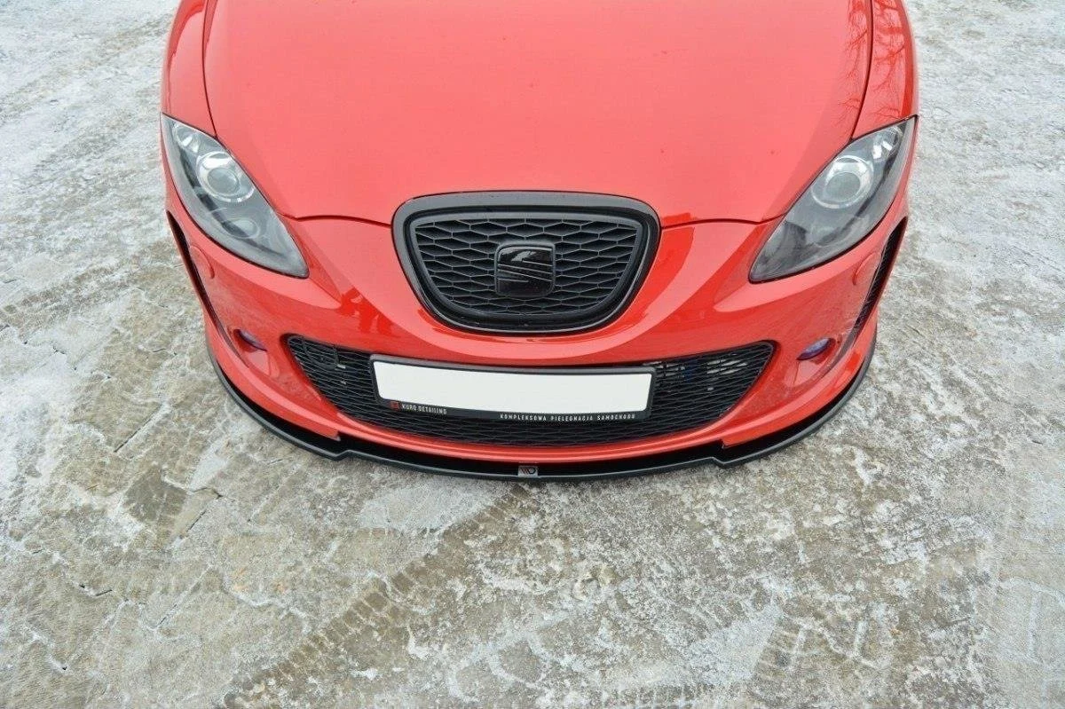 Front Ansatz für SEAT LEON MK2 MS DESIGN Carbon Look - Maxton Design
