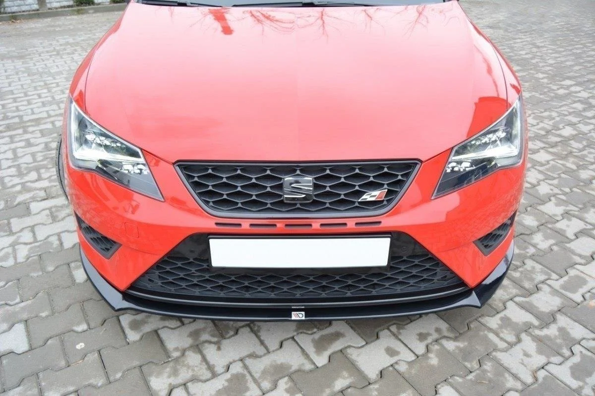 Front Ansatz für SEAT LEON III CUPRA / FR Carbon Look - Maxton Design