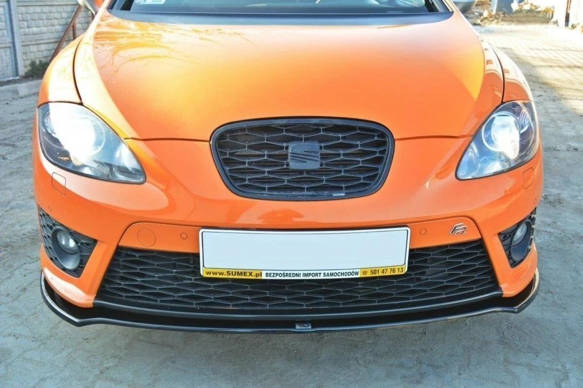 Front Ansatz V.2 für SEAT LEON MK2 CUPRA / FR Facelift Carbon Look - Maxton Design