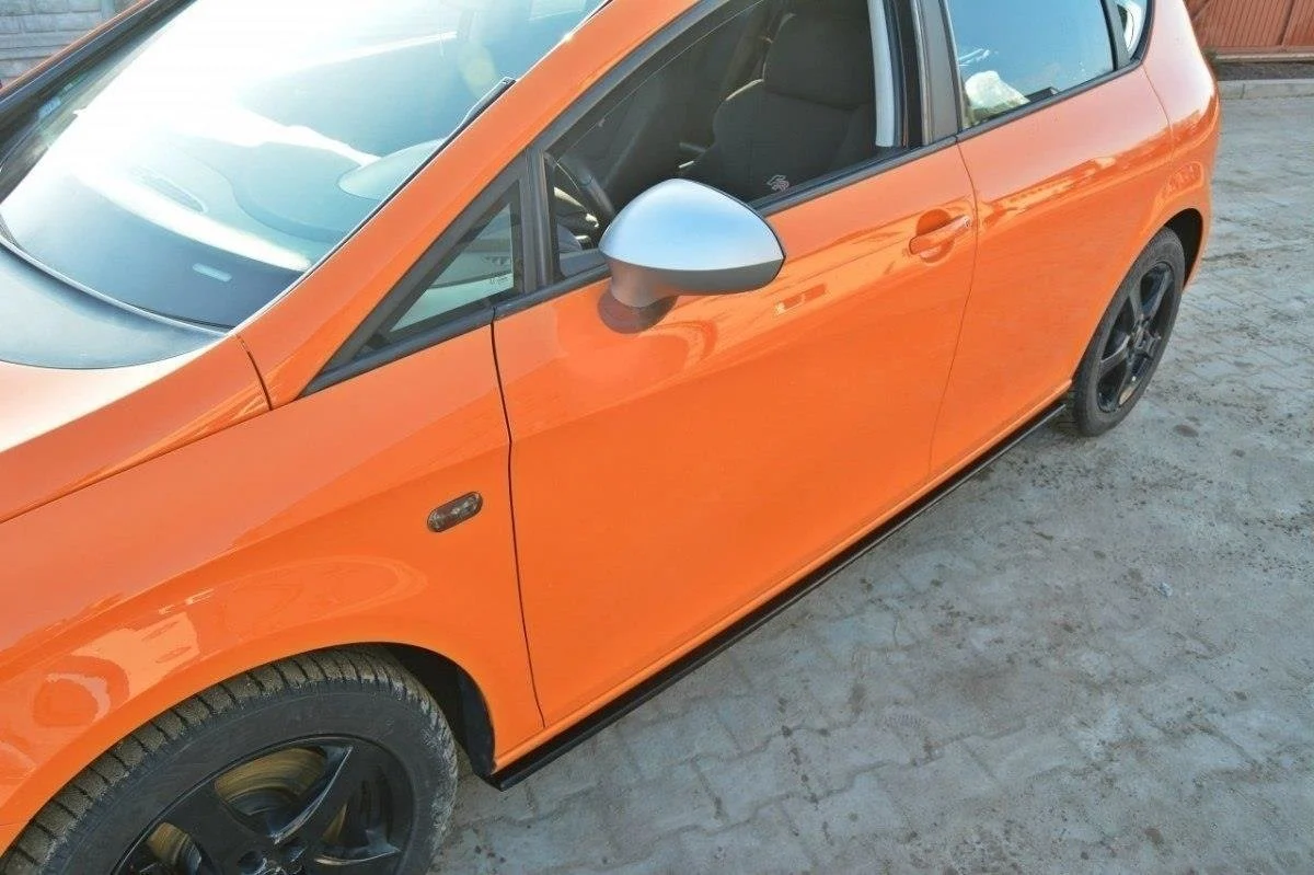 Seitenschweller Ansatz für SEAT LEON MK2 CUPRA / FR Carbon Look - Maxton Design