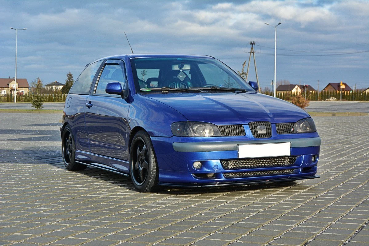 Front Ansatz V.1 für SEAT IBIZA MK2 FACELIFT CUPRA schwarz matt - Maxton Design