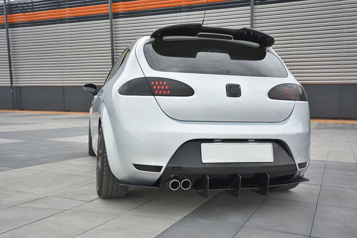 Diffusor Heck Ansatz für Heckschürze V.2 für Seat Leon Mk2 Cupra/ FR - Maxton Design
