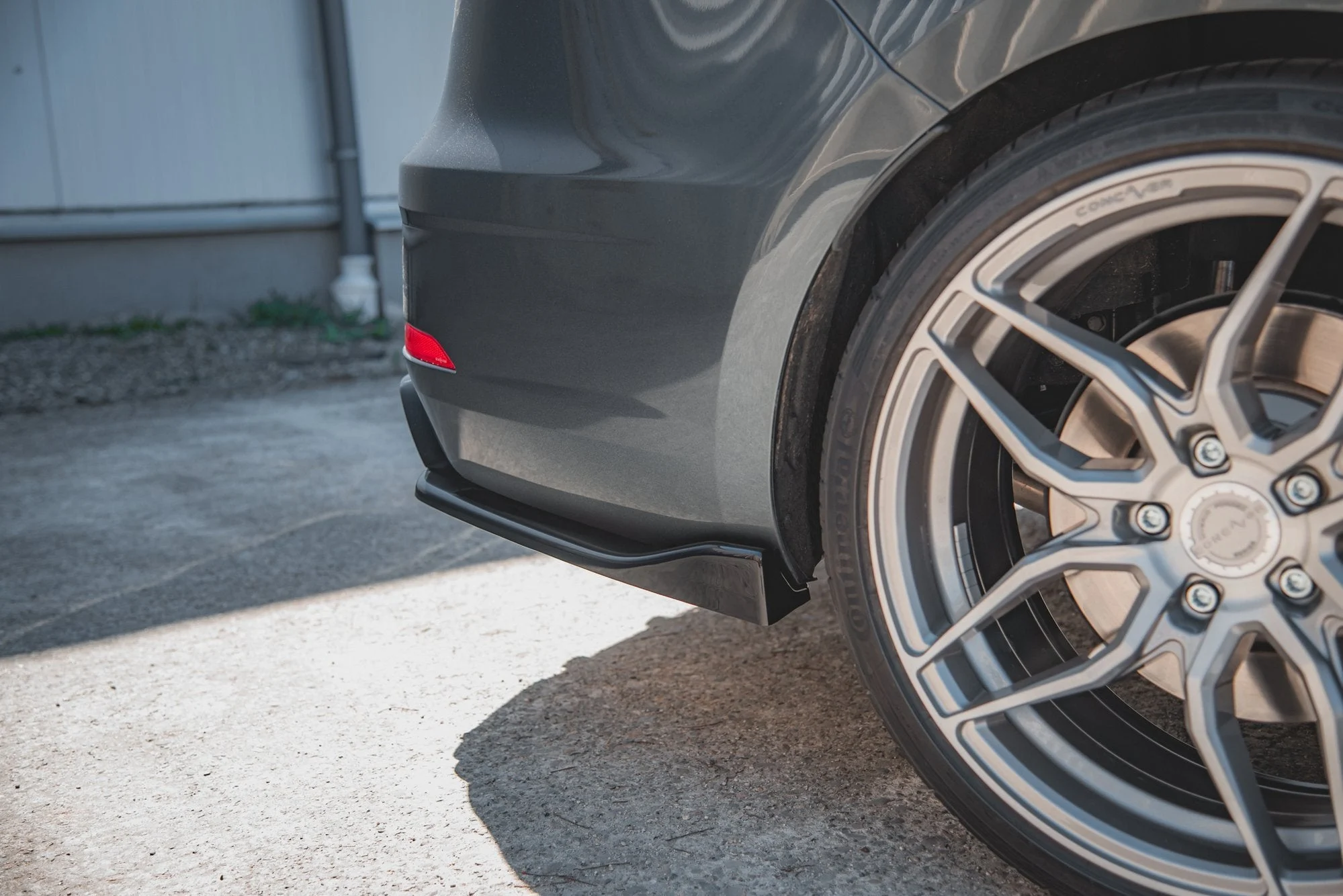 Heck Ansatz Flaps Diffusor V.3 für Seat Leon Cupra Mk3 FL Sportstourer schwarz matt - Maxton Design