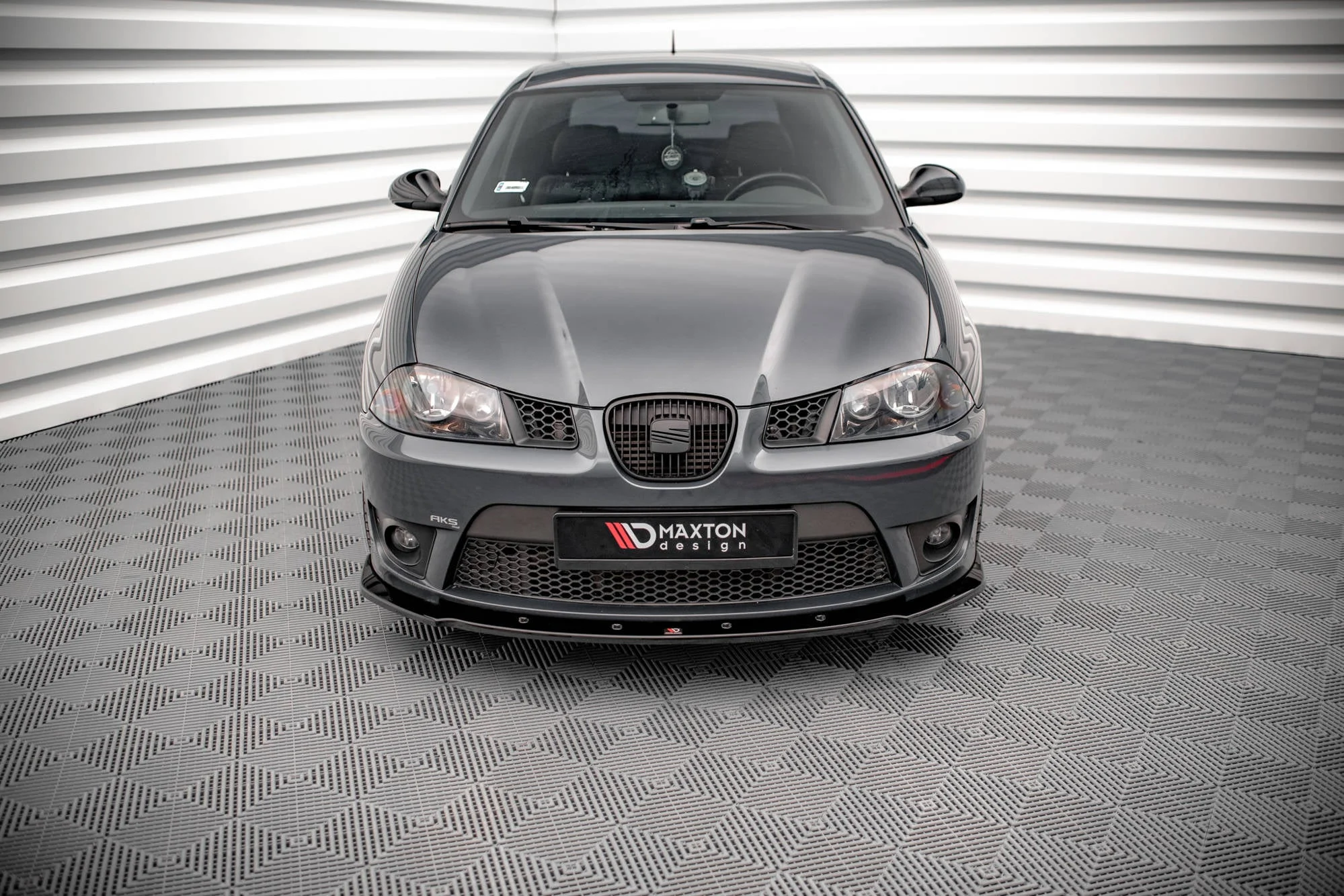 Front Ansatz V.1 für Seat Ibiza Cupra Mk3 schwarz matt - Maxton Design