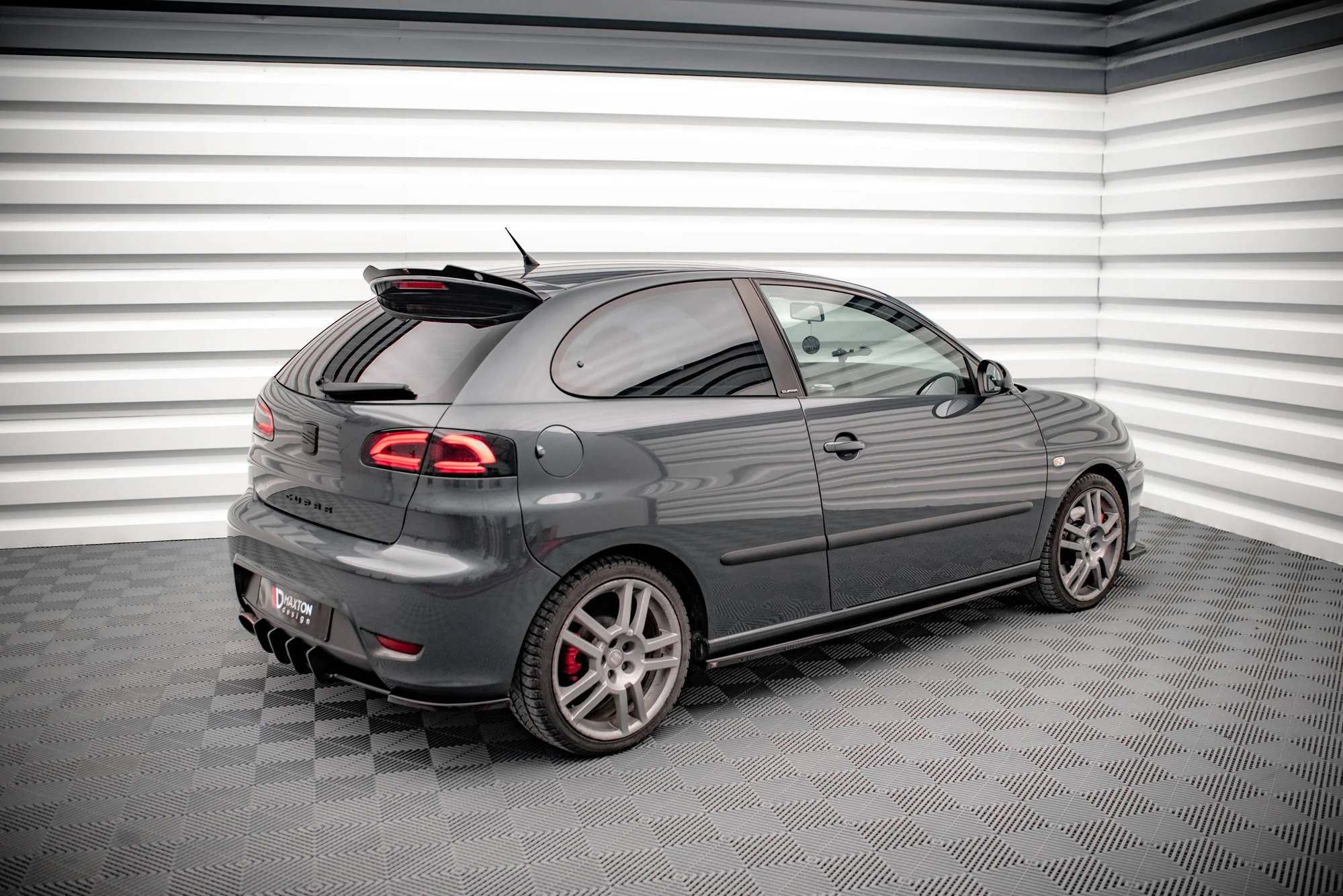 Seitenschweller Ansatz für Seat Ibiza Cupra Mk3 schwarz matt - Maxton Design